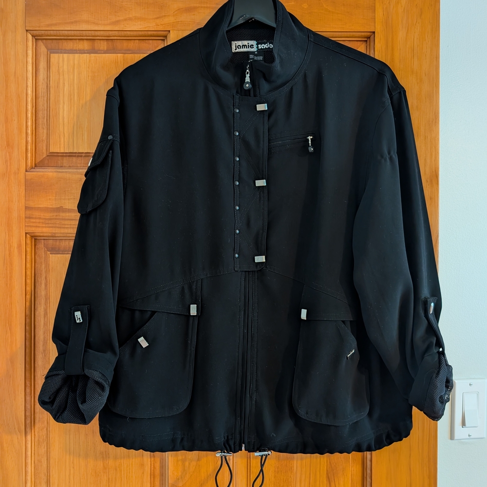Jamie Sadock Black Mesh Jacket
